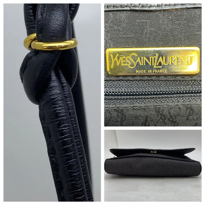 Saint Laurent Sanro Shoulder Bag Pochette YSL — view 4