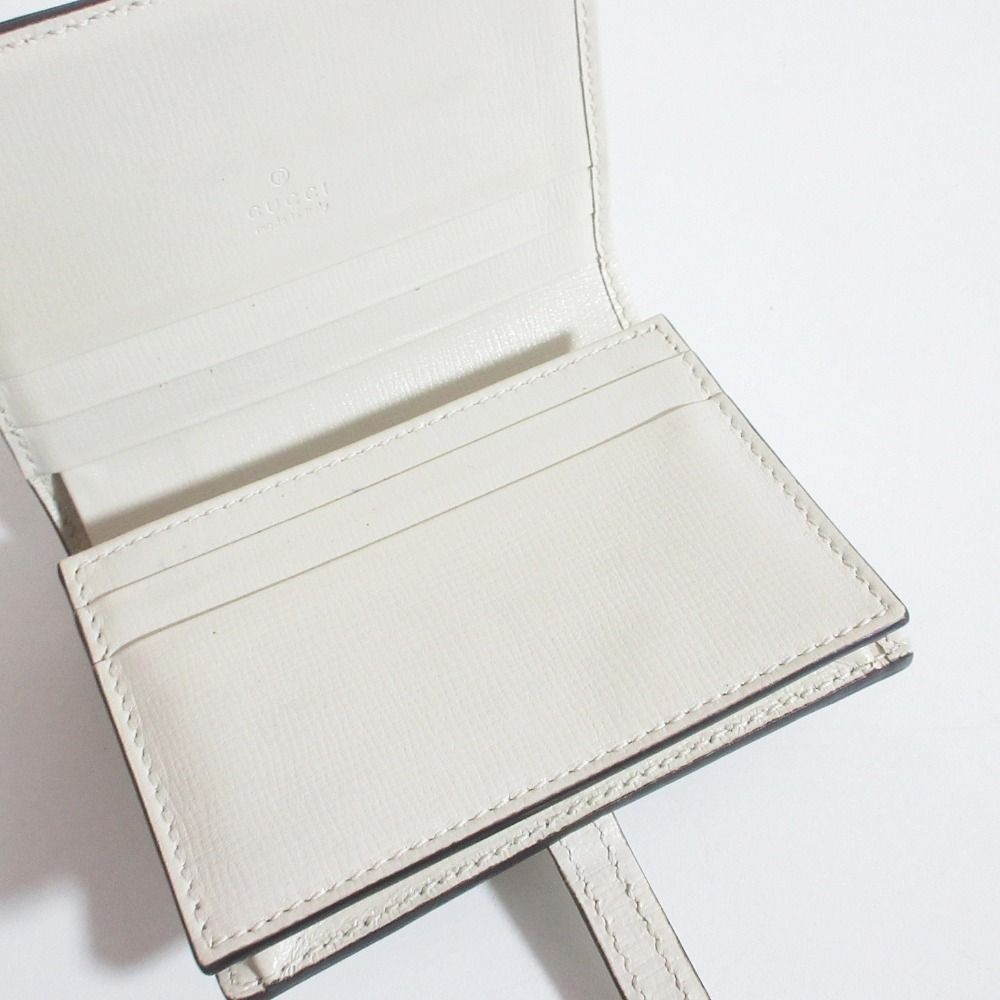 Gucci Jackie Compact Wallet Gray White LadySecond — view 7