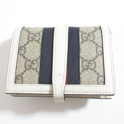 Gucci Jackie Compact Wallet Gray White LadySecond — view 2