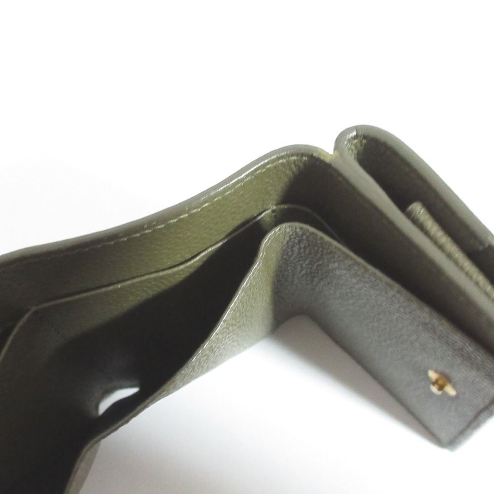 Saint Laurent Paris YSL Khaki LadySecond Wallet — view 7