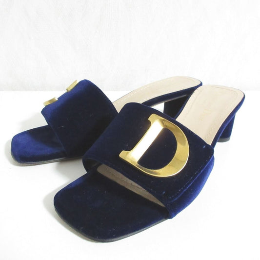 Dior o-le C'est Mules Sandals 36 Kobaletoblue LadySecond