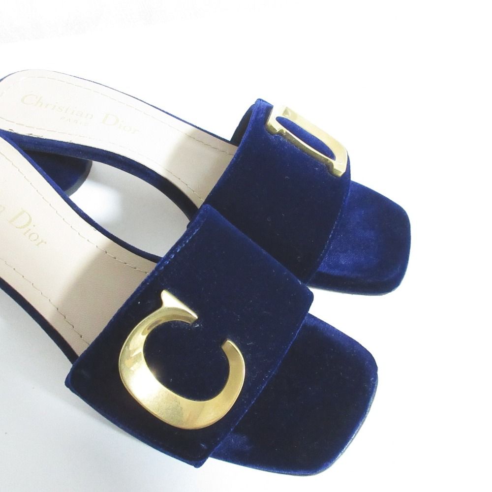 Dior o-le C'est Mules Sandals 36 Kobaletoblue LadySecond — view 2