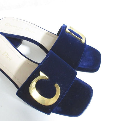 Dior o-le C'est Mules Sandals 36 Kobaletoblue LadySecond — view 2