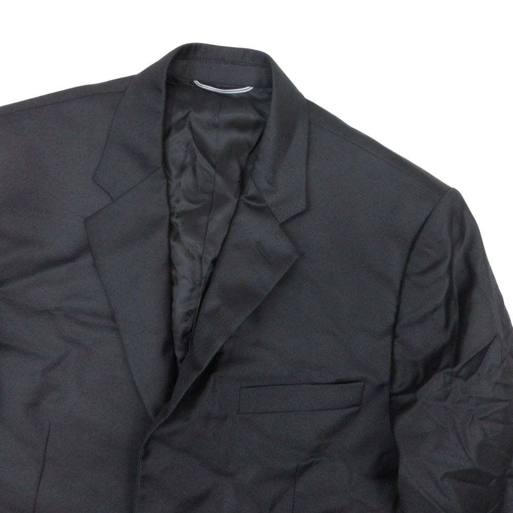 Dior Homme Dio Dejacket Ofdela 2 Single Breasted Buleather 46 Black — view 4