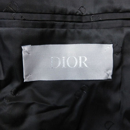 Dior Homme Dio Dejacket Ofdela 2 Single Breasted Buleather 46 Black — view 7