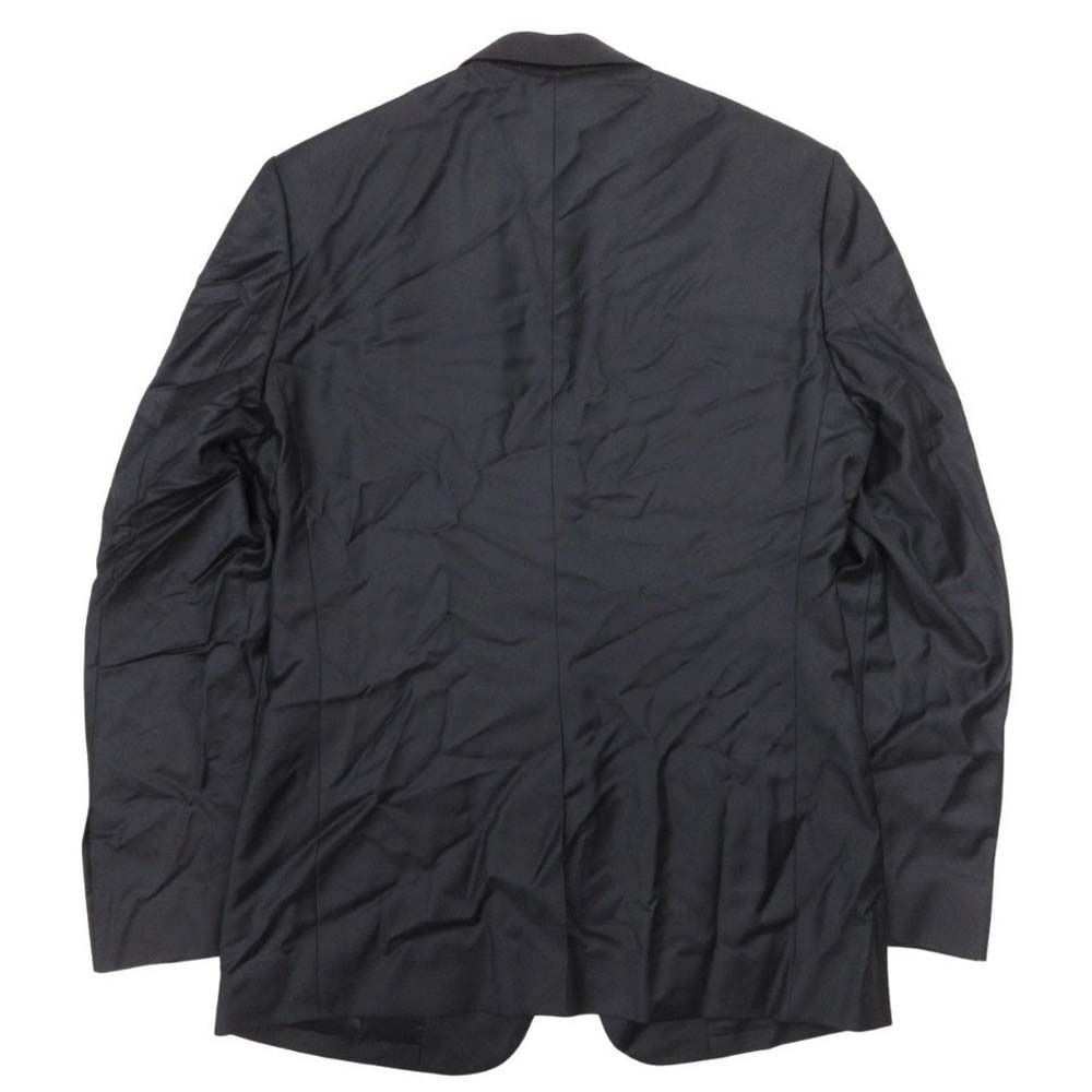 Dior Homme Dio Dejacket Ofdela 2 Single Breasted Buleather 46 Black — view 2