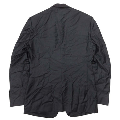 Dior Homme Dio Dejacket Ofdela 2 Single Breasted Buleather 46 Black — view 2