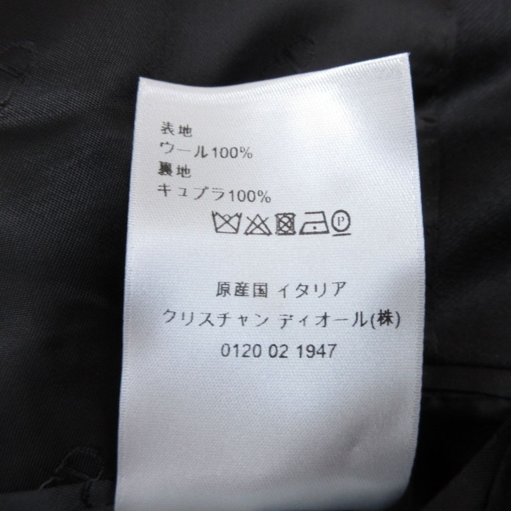 Dior Homme Dio Dejacket Ofdela 2 Single Breasted Buleather 46 Black — view 8