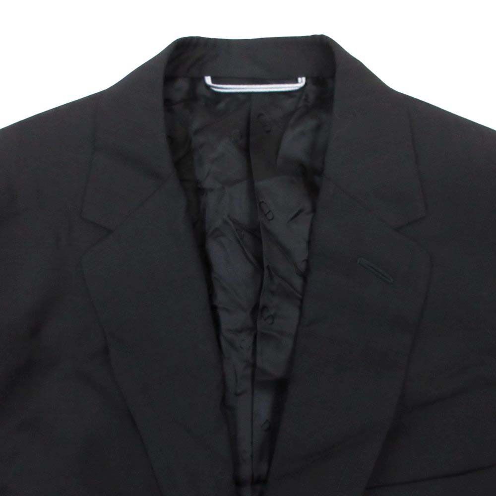 Dior Homme Dio Dejacket Ofdela 2 Single Breasted Buleather 46 Black — view 4