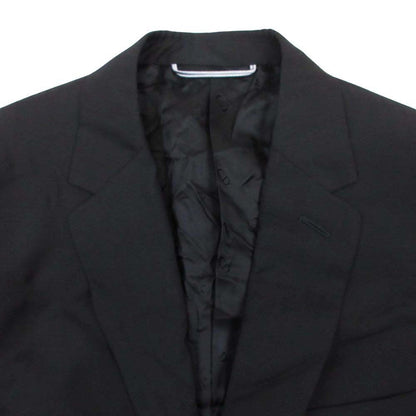 Dior Homme Dio Dejacket Ofdela 2 Single Breasted Buleather 46 Black — view 4