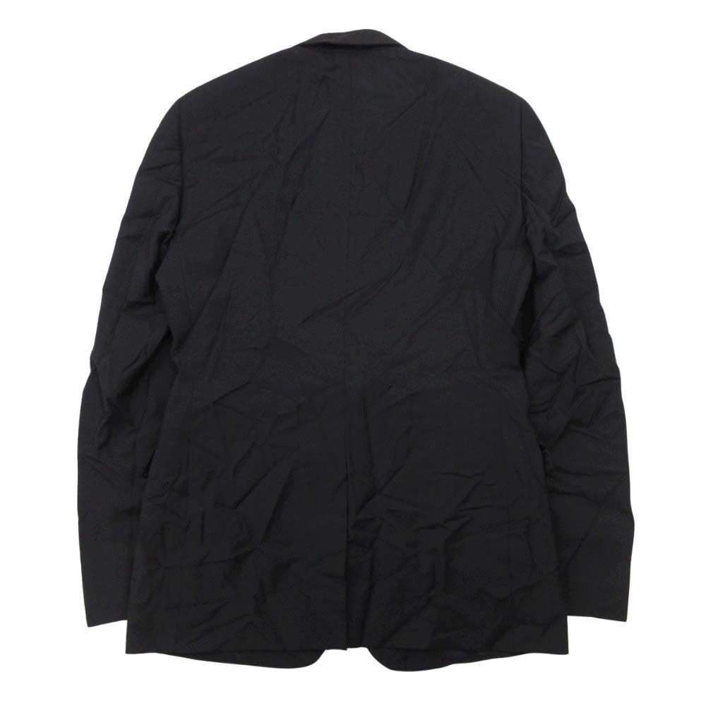 Dior Homme Dio Dejacket Ofdela 2 Single Breasted Buleather 46 Black — view 2