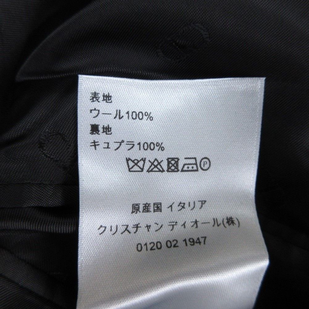 Dior Homme Dio Dejacket Ofdela 2 Single Breasted Buleather 46 Black — view 9