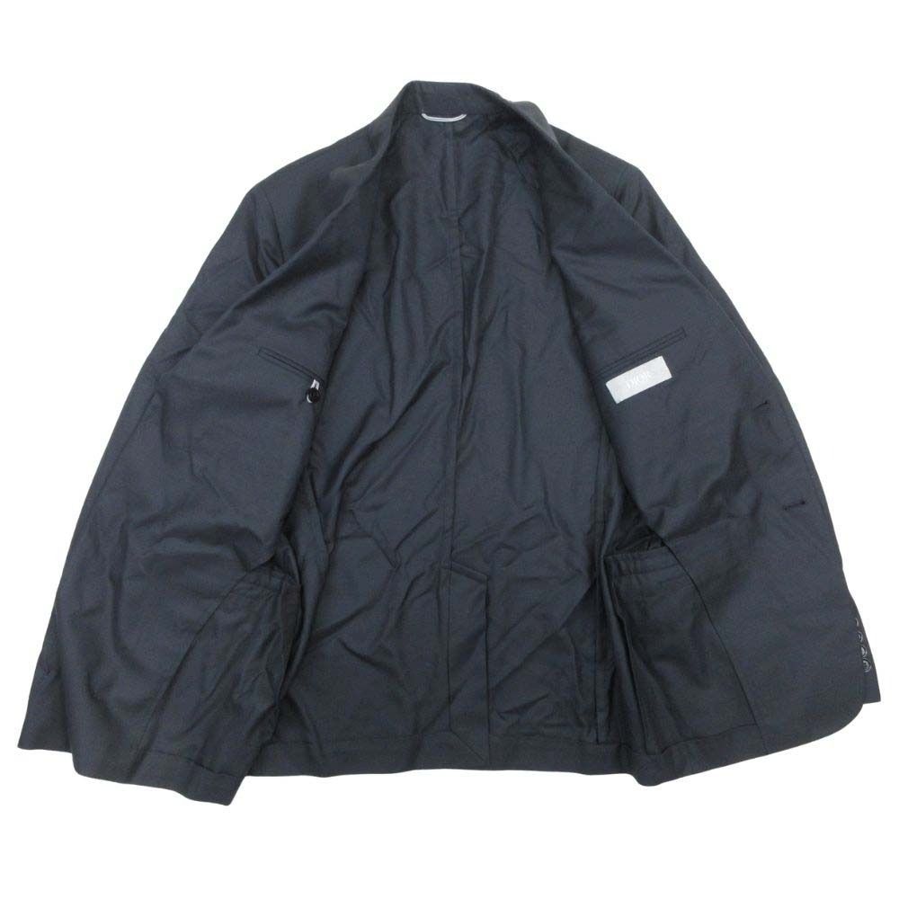 Dior Homme Dio Dejacket Ofdela 2 Buleather Single Breasted 48 — view 3