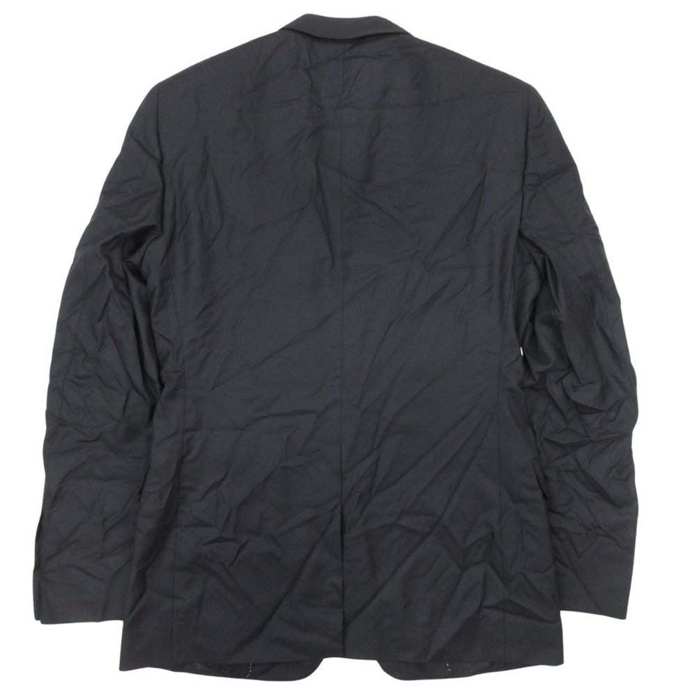 Dior Homme Dio Dejacket Ofdela 2 Single Breasted Buleather 46 Black — view 2