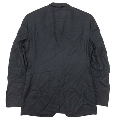 Dior Homme Dio Dejacket Ofdela 2 Single Breasted Buleather 46 Black — view 2