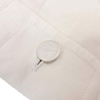 Hermes button Shirtjacket Jacket Jia Latoouter 41 16 Beige Second — view 5