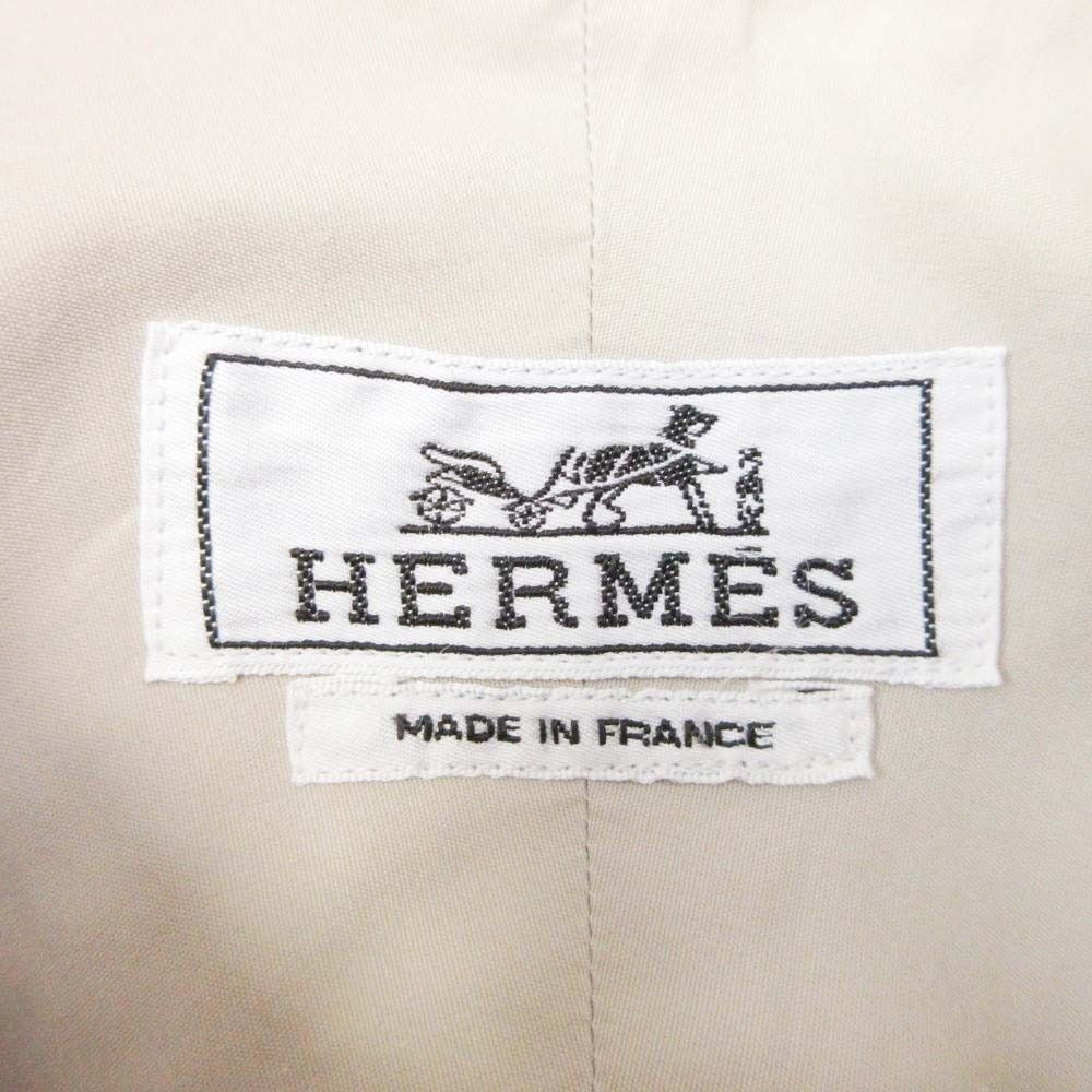 Hermes button Shirtjacket Jacket Jia Latoouter 41 16 Beige Second — view 7