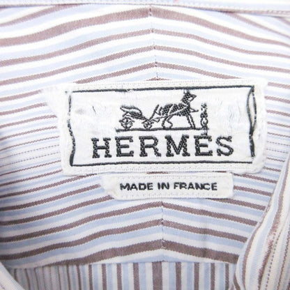 Hermes Era button Top Cotton 40 15 3 4 Blue Second — view 5