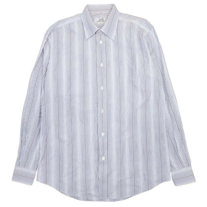 Hermes Era button Top Cotton 40 15 3 4 Blue Second