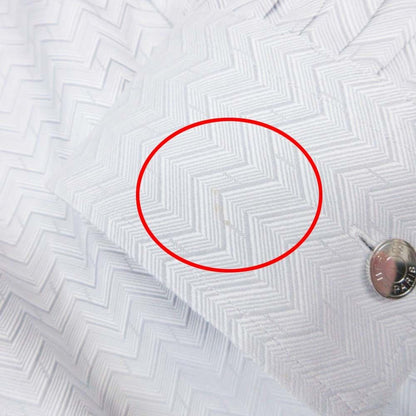 Hermes Pattern Shirt Top Cotton button 16.5 42 Second — view 8