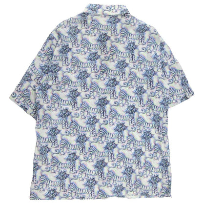 Dior Kenny Scharf Dio Tiger Shirt Top Short Sleeve All Over Pattern — view 2