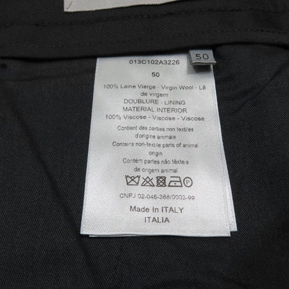 Dior Trousers Depants CD Logo Embroidery 50 Black Second Pants — view 7