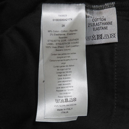 Dior Denim Pants Buttonla 28 Black Second — view 7