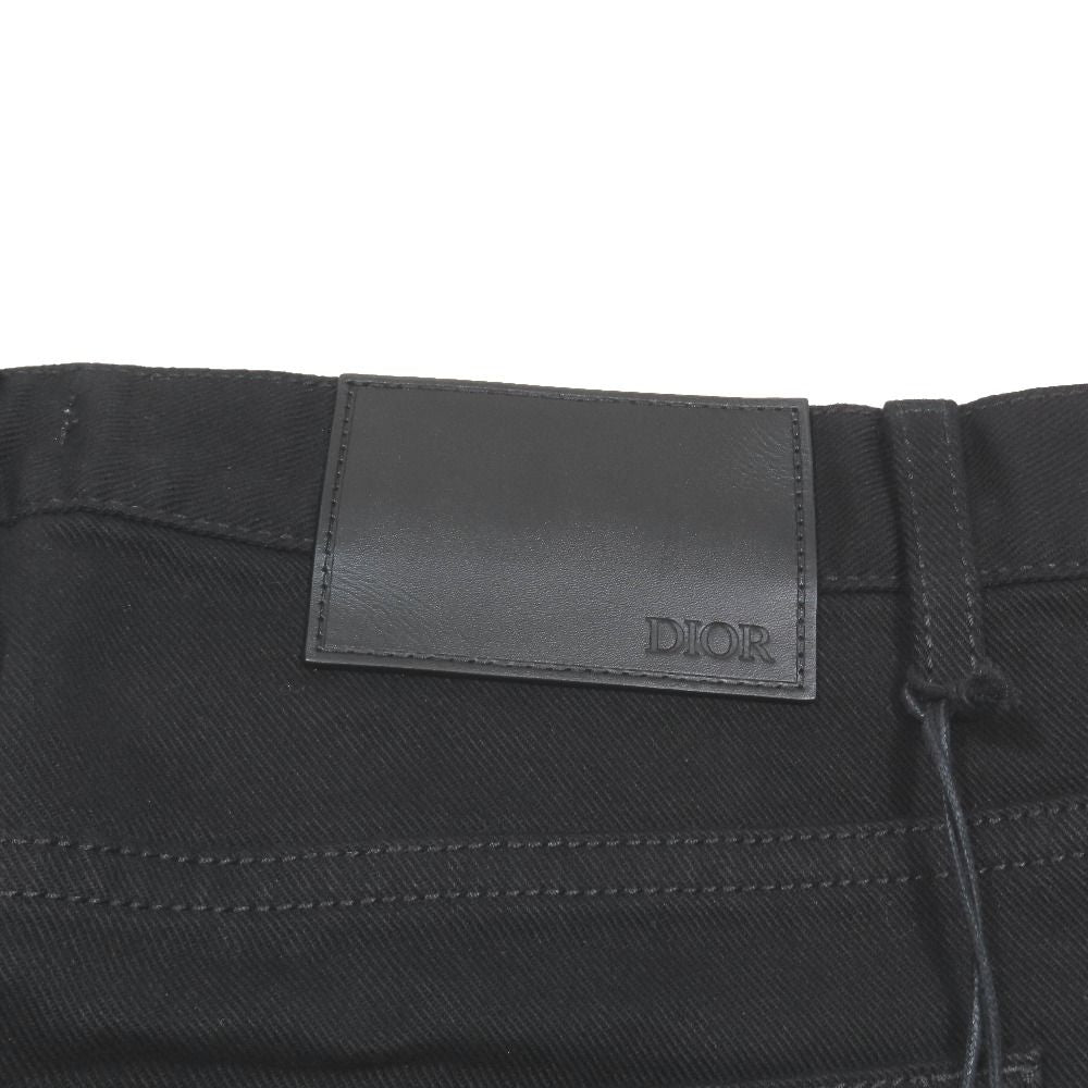 Dior Denim Pants Buttonla 28 Black Second — view 5