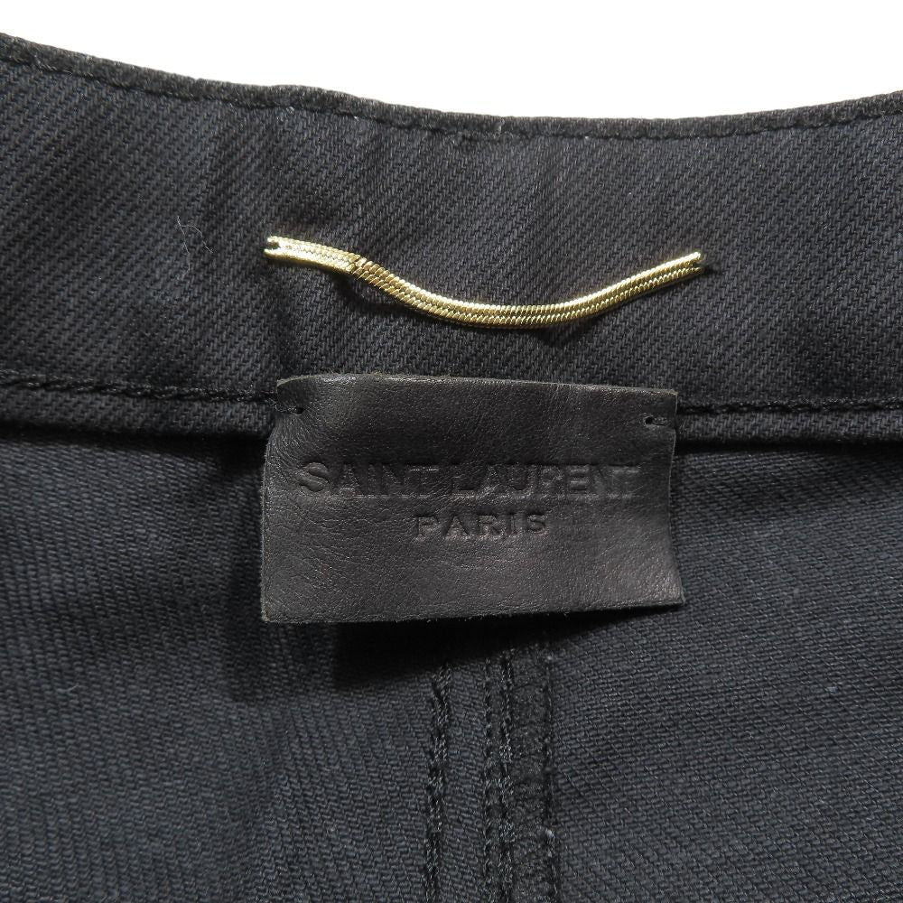 Saint Laurent Paris Denim Pants Jila Black LadySecon — view 6
