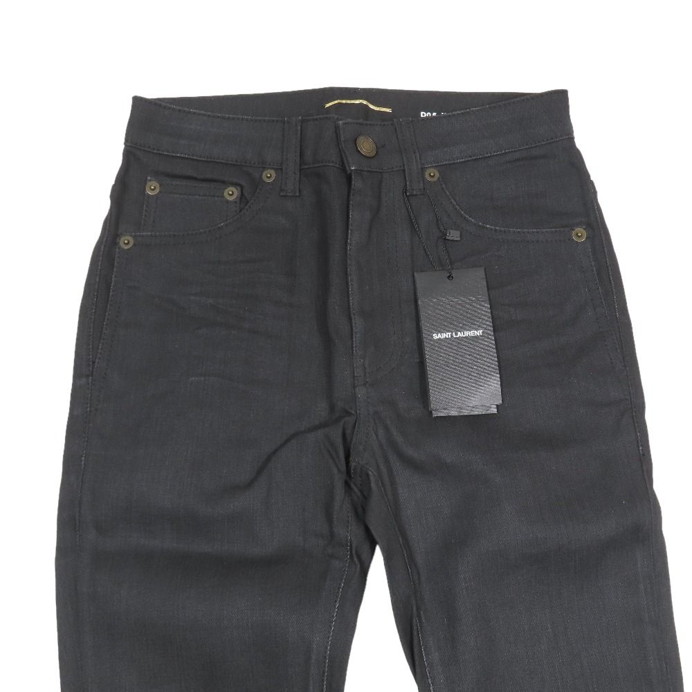 Saint Laurent Paris Denim Pants Jila Black LadySecon — view 4