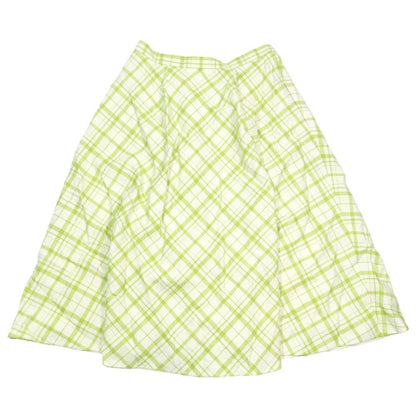 Dior Dio Skirt deleheight Logo Buckle leto 42 Green LadySecond — view 2