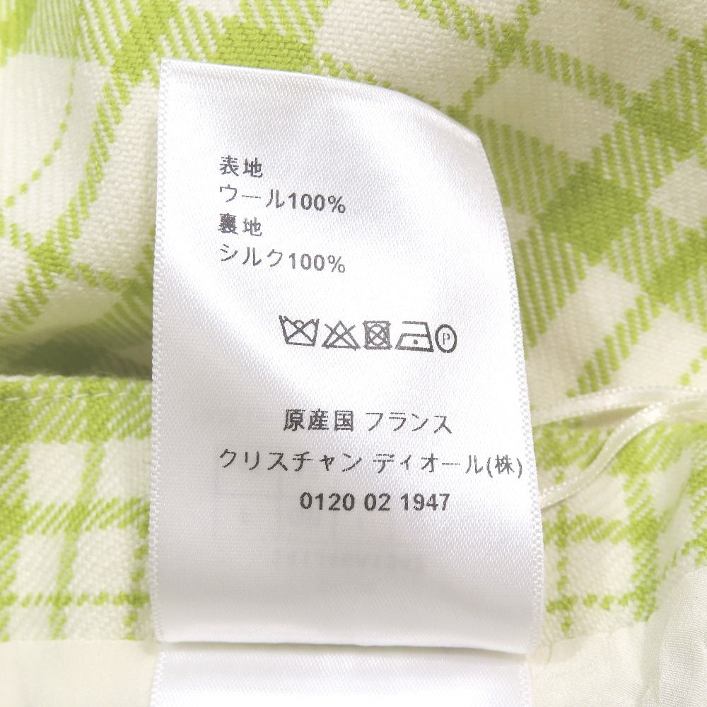 Dior Dio Skirt deleheight Logo Buckle leto 42 Green LadySecond — view 9