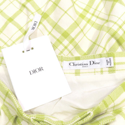 Dior Dio Skirt deleheight Logo Buckle leto 42 Green LadySecond — view 7