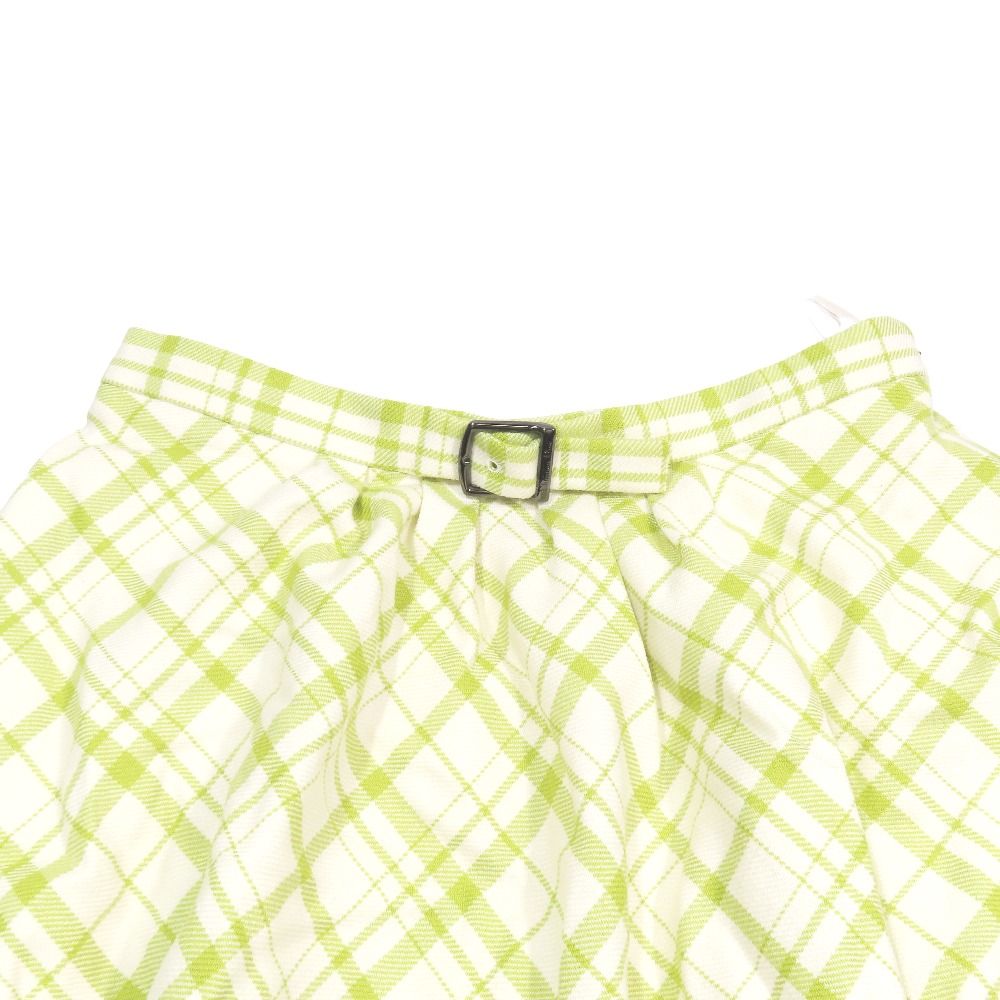 Dior Dio Skirt deleheight Logo Buckle leto 42 Green LadySecond — view 4