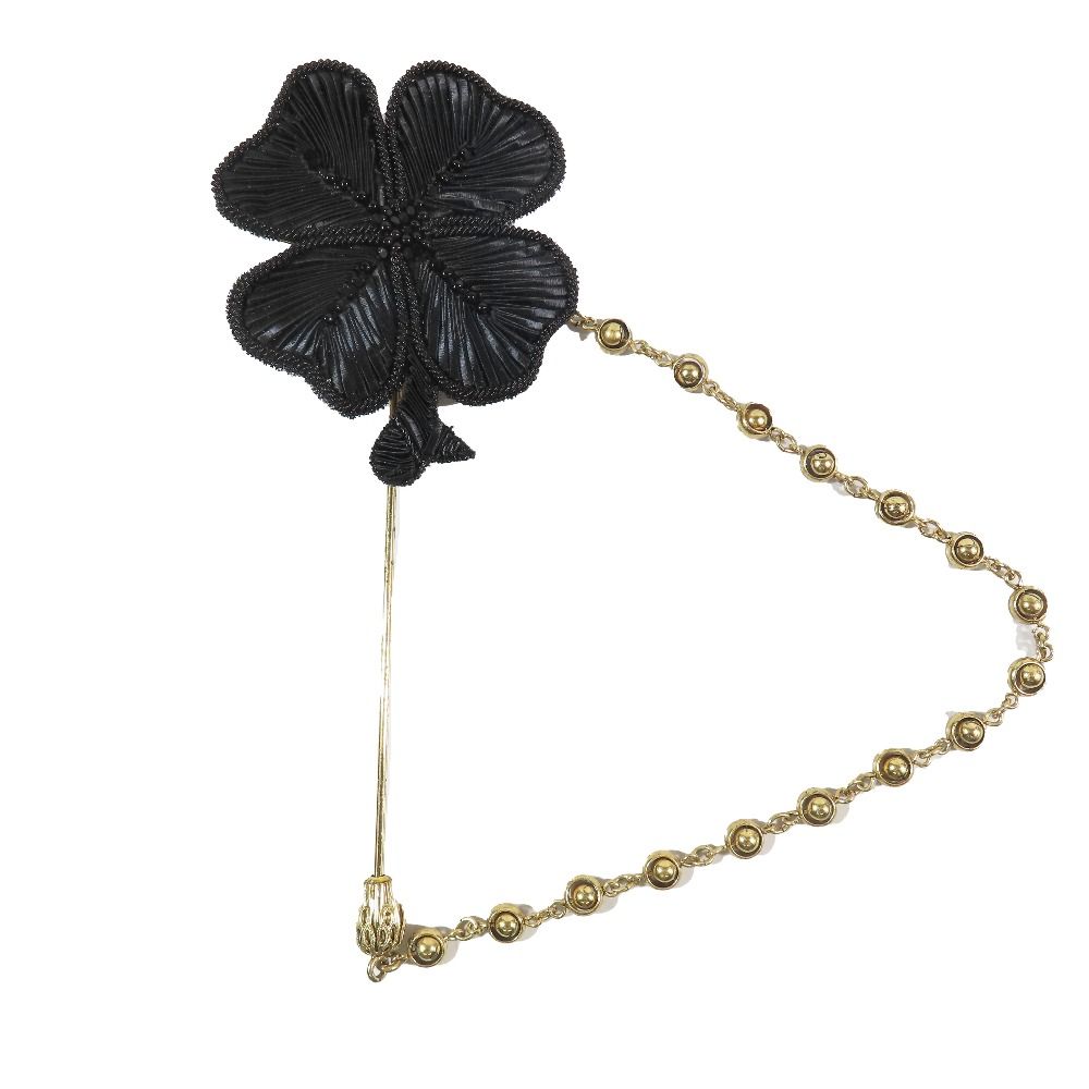Dolce & Gabbana Nineb Bub Anine Black Gold LadySecond Brooch