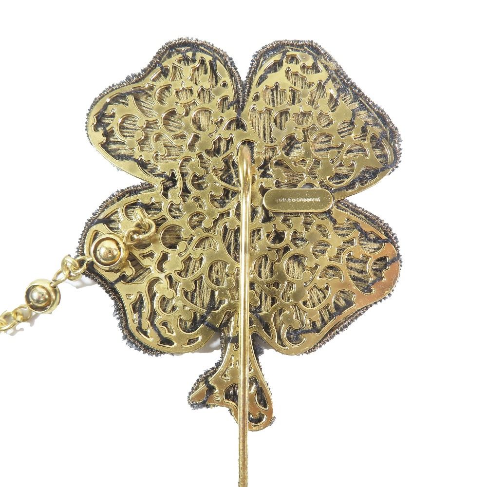 Dolce & Gabbana Nineb Bub Anine Gold LadySecond Brooch — view 3
