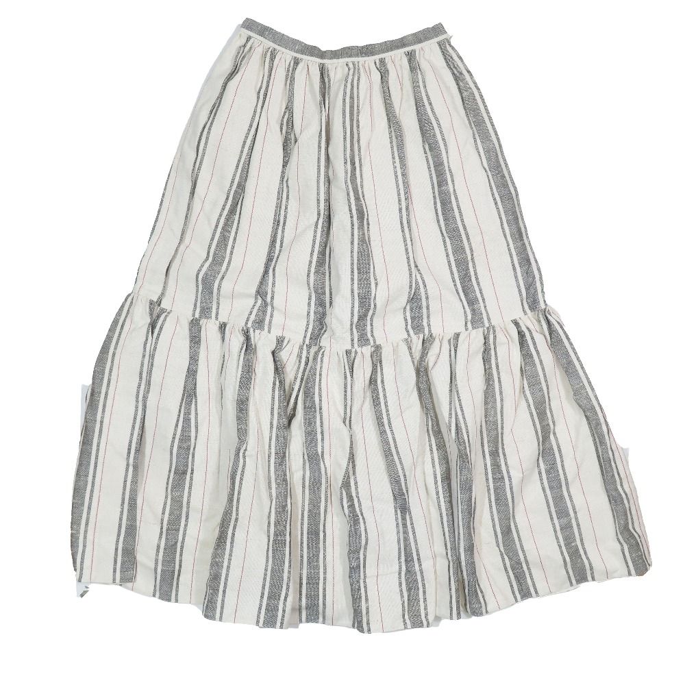 Dior Dio Cotton Silk skirt 46 Beige Black LadySecond — view 2