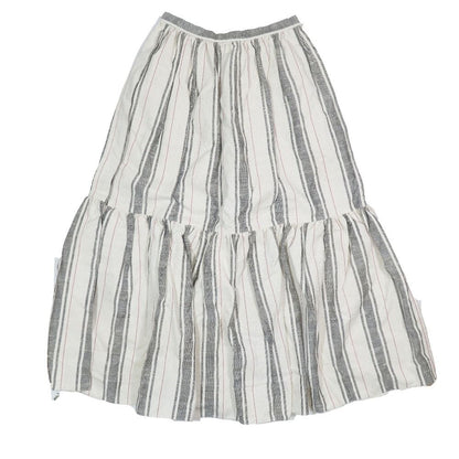 Dior Dio Cotton Silk skirt 46 Beige Black LadySecond — view 2