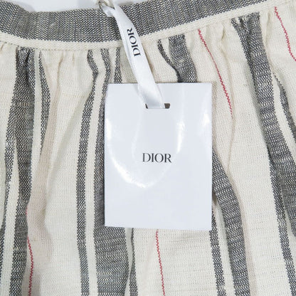 Dior Dio Cotton Silk skirt 46 Beige Black LadySecond — view 5