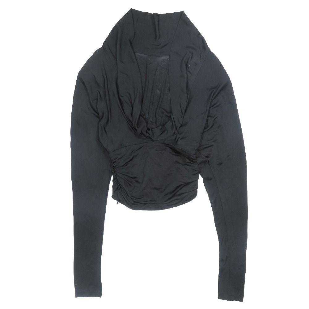 Saint Laurent Paris Ninebde Banineo Knit Shirt Black — view 2