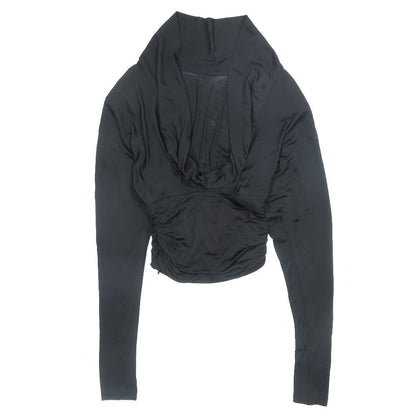 Saint Laurent Paris Ninebde Banineo Knit Shirt Black — view 2