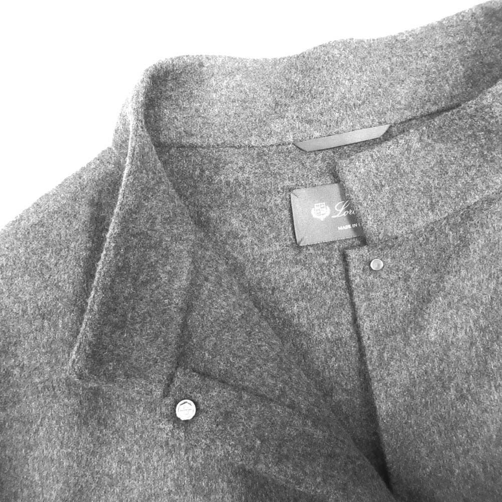 Loro Piana Bba Theletsubule Jacket Outer Cashmere Leather Da — view 6