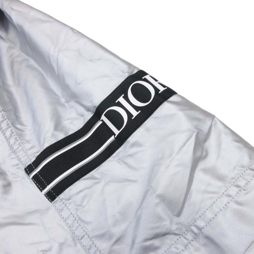 Dior Homme Dio labo bule Coat 48 Silver Navy — view 8