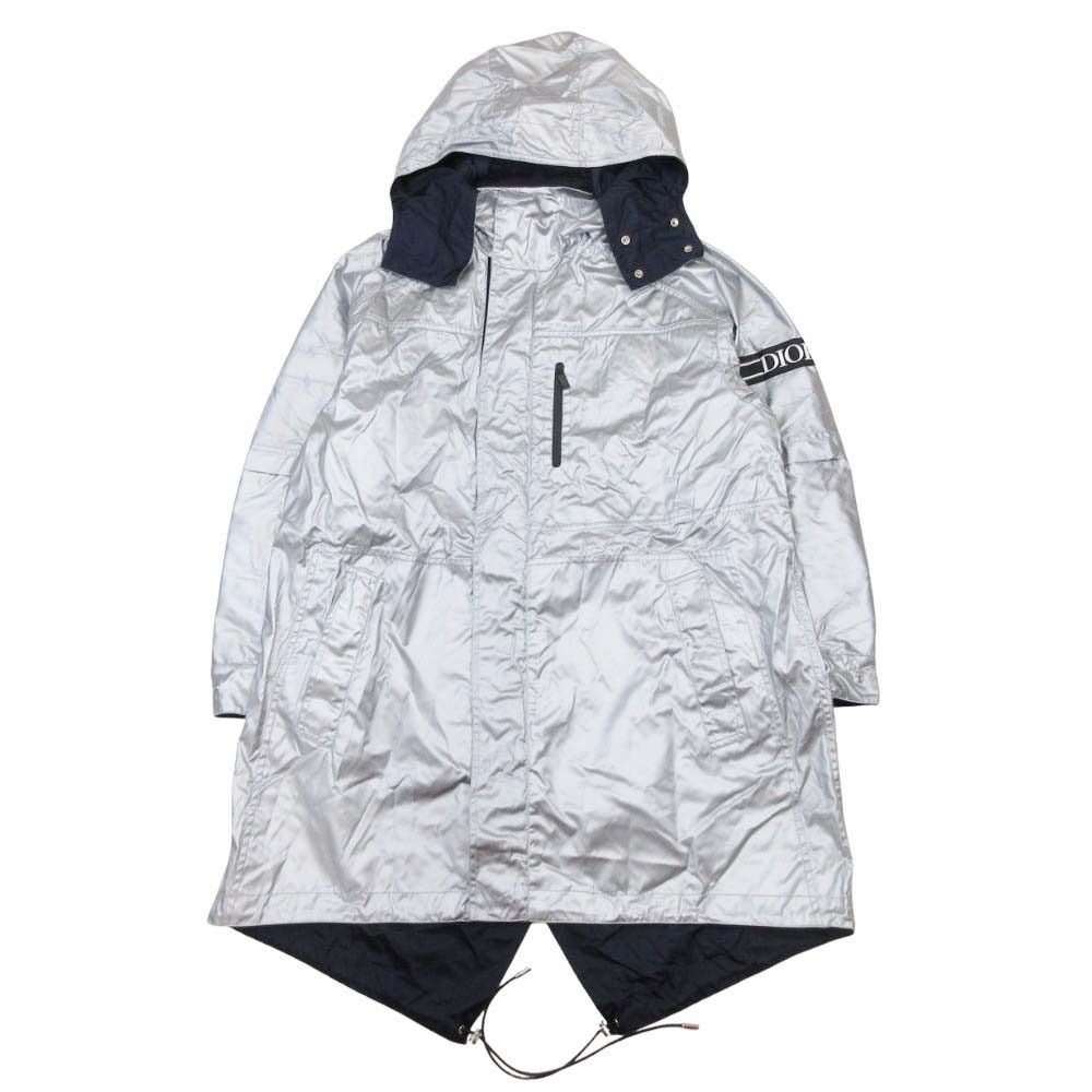 Dior Homme Dio labo bule Coat 48 Silver Navy