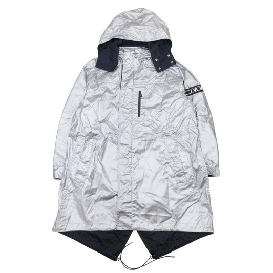 Dior Homme Dio labo bule Coat 48 Silver Navy