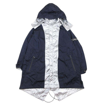 Dior Homme Dio labo bule Coat 48 Silver Navy — view 3
