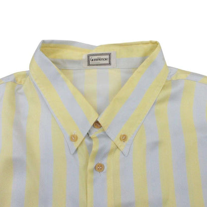Versace Gianni Vintage Silk 100% Buttondown Jacket Shirt — view 3