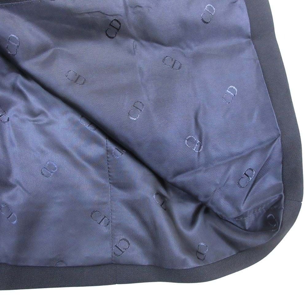Dior Homme Dio Ninedela Dejacket 2 Single Breasted Buleather 50 Navy — view 5
