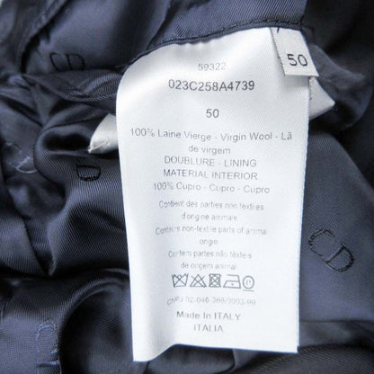 Dior Homme Dio Ninedela Dejacket 2 Single Breasted Buleather 50 Navy — view 8