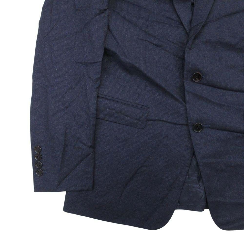 Dior Homme Dio Dejacket Ofdela 2 Single Breasted Buleather 48 Navy — view 5